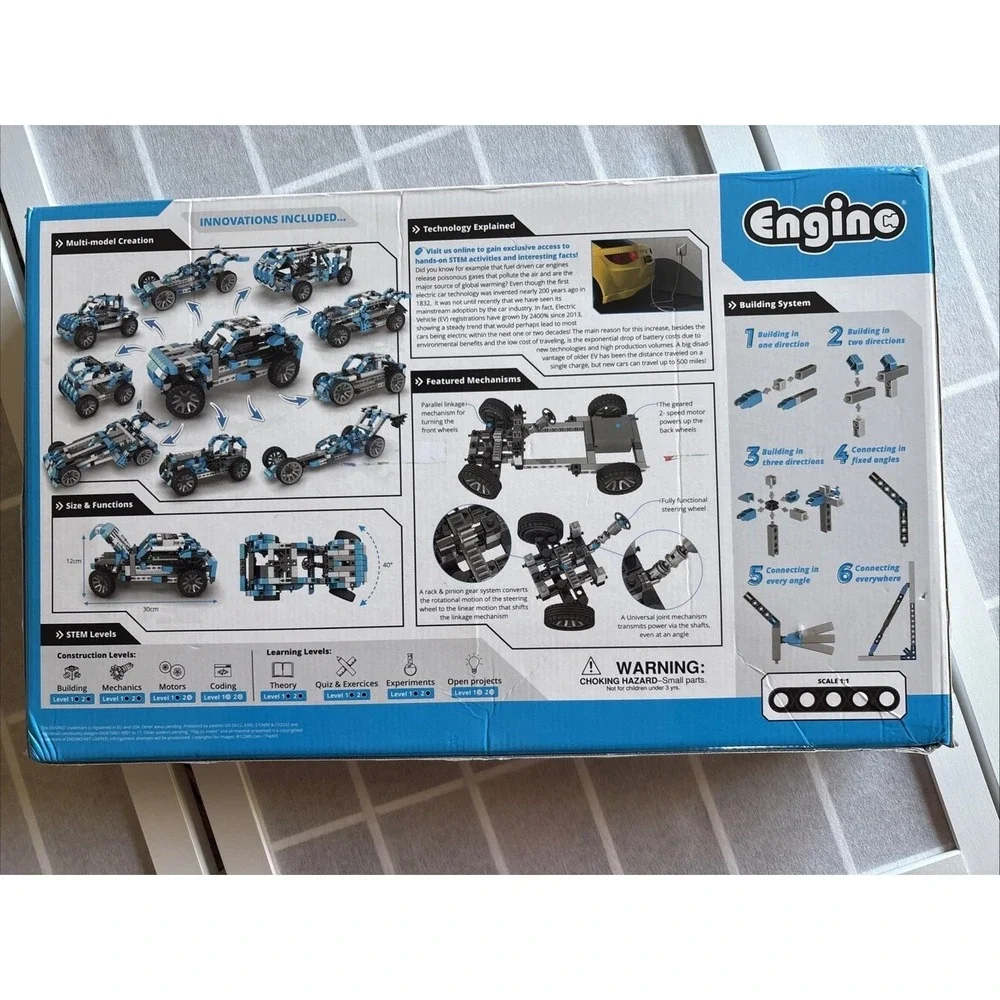 Engino Inventor: Offroader Motorized Set- Building STEM Toys for Kids Ages 9+ (1